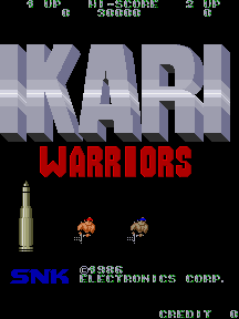 Ikari Warriors (Joystick hack bootleg) — Title screen