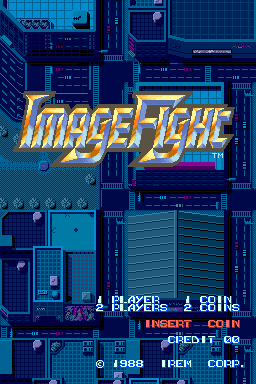 Image Fight (World, revision A) — Title screen