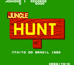 Jungle Hunt (US) — Title screen