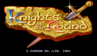 Knights of the Round (USA 911127) — Title screen