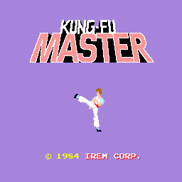 Kung-fu Master (World) — Title screen
