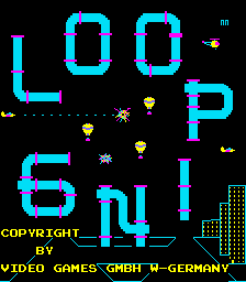 Looping — Title screen