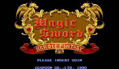Magic Sword (USA 900725) — Title screen