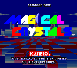 Magical Crystals (World, 92/01/10) — Title screen