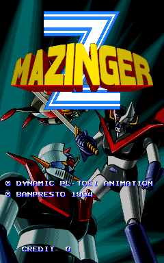 Mazinger Z (World) — Title screen