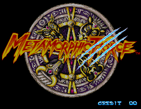 Metamorphic Force (ver EAA) — Title screen