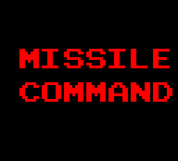 Missile Command (rev 3) — Title screen