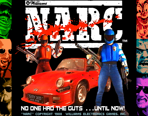 NARC (rev 7.00) — Title screen