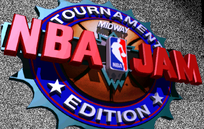 NBA Jam Tournament Edition (rev 4.0 03/23/94) — Title screen