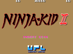Ninja-Kid II (set 1) — Title screen