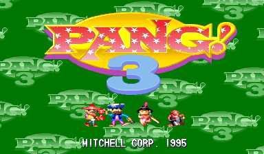 Pang! 3 (Euro 950601) — Title screen