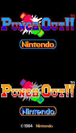 Punch-Out!! (rev B) — Title screen