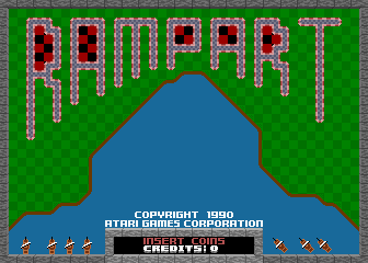 Rampart (Joystick) — Title screen