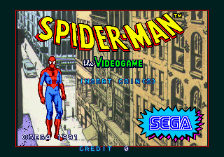 Spider-Man: The Videogame (World) — Title screen