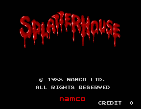 Splatter House (World, new version (SH3)) — Title screen