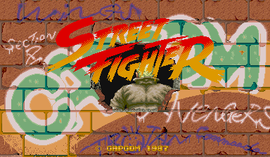 Street Fighter (US) — Title screen