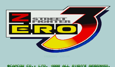 Street Fighter Zero 3 (Euro 980904) — Title screen