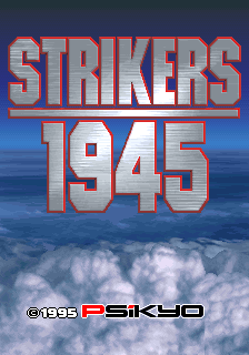 Strikers 1945 (World) — Title screen