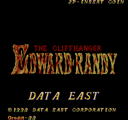 The Cliffhanger: Edward Randy (World ver 3) — Title screen