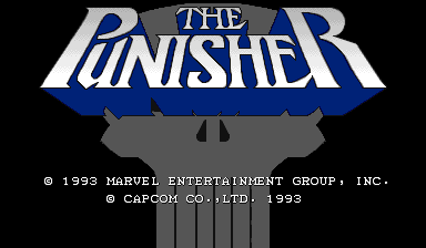 The Punisher (US 930422) — Title screen