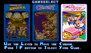 Three Wonders (US 910520) — Title screen