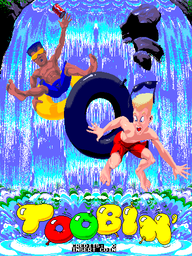 Toobin' (rev 3) — Title screen