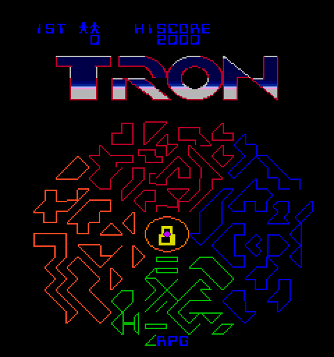 Tron (8/9) — Title screen