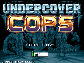 Undercover Cops (World) — Title screen