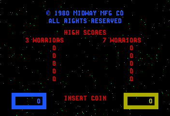 Wizard Of Wor — Title screen