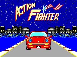 Action Fighter — Title screen