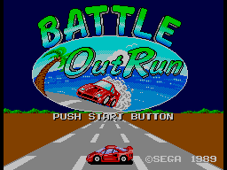 Battle Out Run — Title screen