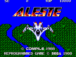 Power Strike — Title screen