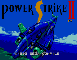 Power Strike II — Title screen