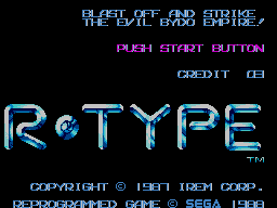 R-Type — Title screen