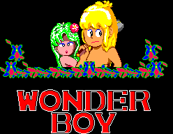 Wonder Boy — Title screen