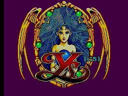 Ys : The Vanished Omens — Title screen