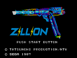 Zillion — Title screen