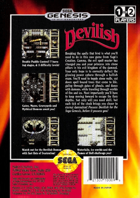 Devilish : The Next Possession — Box back