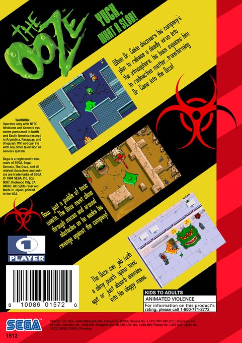 The Ooze — Box back