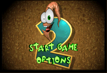 Earthworm Jim 2 — Title screen