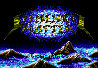 Elemental Master — Title screen