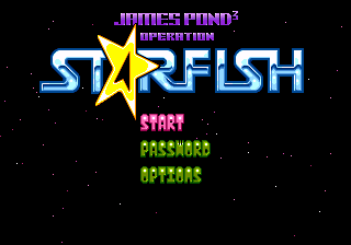 James Pond 3 — Title screen