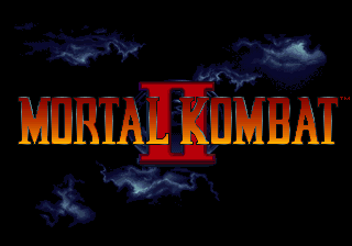 Mortal Kombat II — Title screen