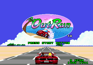 OutRun — Title screen