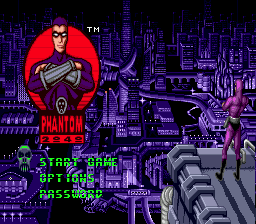 Phantom 2040 — Title screen