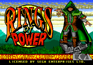 Rings of Power — Title screen