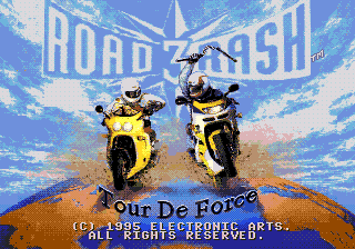 Road Rash 3 — Title screen