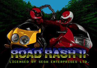 Road Rash II — Title screen