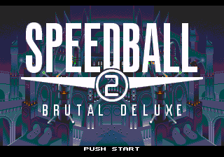 Speedball 2 : Brutal Deluxe — Title screen