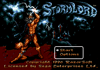Stormlord — Title screen